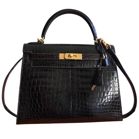 sac hermes kelly croco